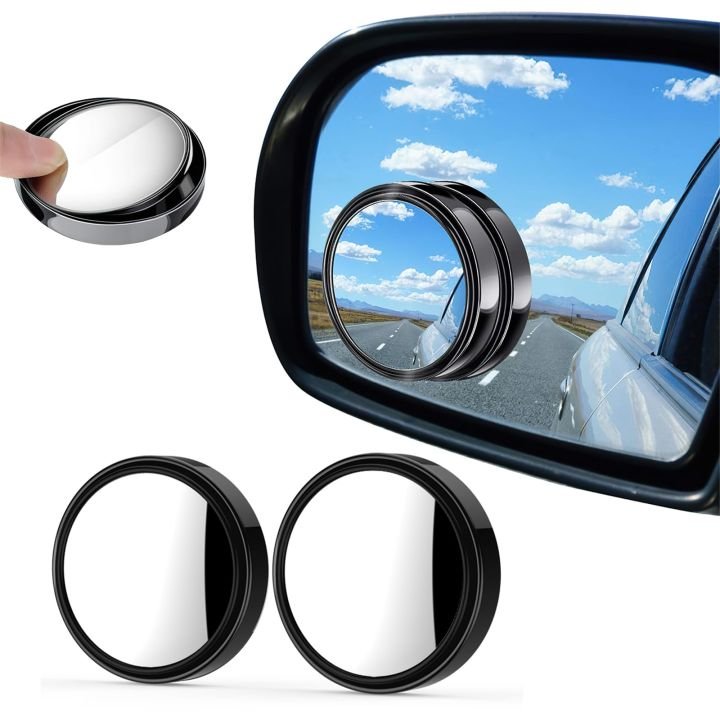 Car Blind Spot Mirror - Frameless Pair